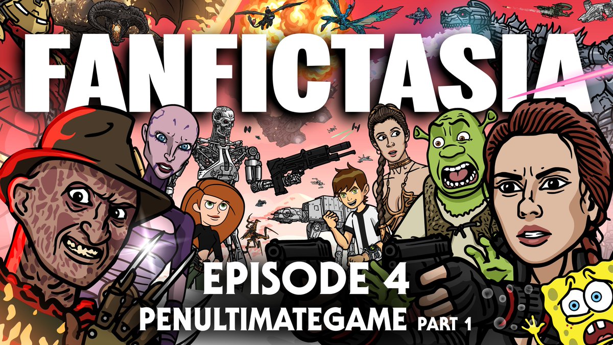 FANFICTASIA is at WAR! youtu.be/qZGgbikVUI8 The best thing you can do to help? Watch and share this video. #toonsandwich #fanfictasia #artspear #crossover #animation #marvel #dc #starwars #harrypotter #LordOfTheRings #battle #funny #YouTube