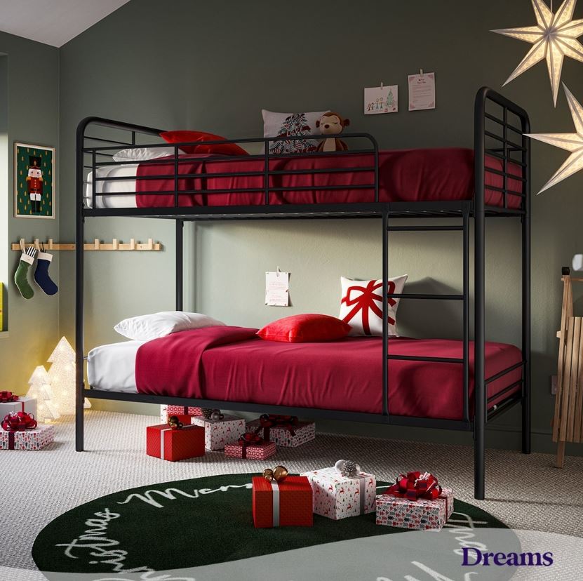 AbbotsinchSP's tweet photo. The perfect room for Santa's little helpers ✨🎅

📸: @Dreams_Beds - Westbrook Kids Metal Bunk Bed

#mydreamsbed #dreamsbeds #sleep #interiordesign #bedroomdecor #bedroomdesign #bedroominspo #bedroominspiration #bedroominterior  #bedroomgoals #bunkbeds #kidsbeds https://t.co/qAF4IJhRgS