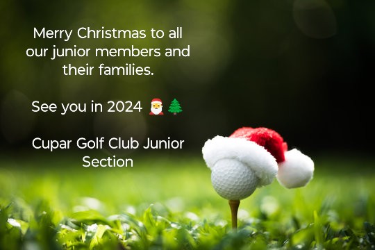 Cupar Golf Club Junior Section tweet media