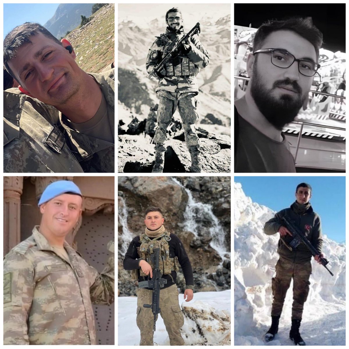 Dağ gibi adamlar hakkınızı helal edin. Vatan size minnettardır. Mekanınız cennet, makamınız âli olsun.
#şehitlerimizvar