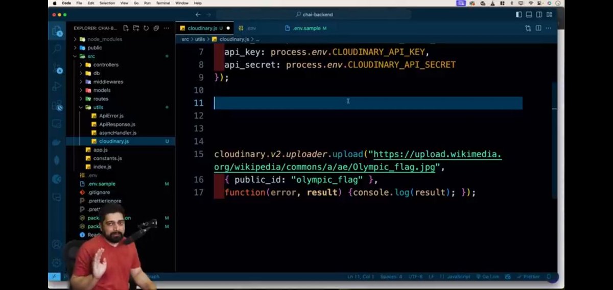 MohdSameer200's tweet image. Day 7 of #100dayofcode of #backendlearning
Learning:
1. Understanding the file upload to backend
2. Usage of npm package multer
3. Configuring the cloudinary for file upload
4. Use of 'fs' module of node js
#WebDevelopment #CodingJourney #CodeGoals #CodingChallenge #chaiandcode