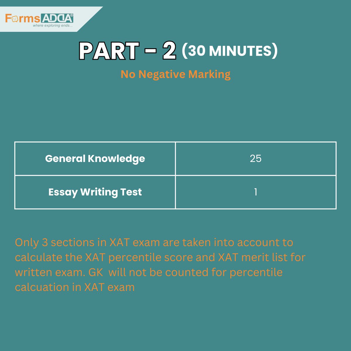 formsadda's tweet image. XAT is a national-level MBA entrance exam conducted by XLRI for admission to its postgraduate management programs. 

#formsadda #xatexam  #xatresult  #xatstrategy

(Feel free to connect on WhatsApp and get upto 80% off on Colleges Application Form wa.link/wb3nq8)