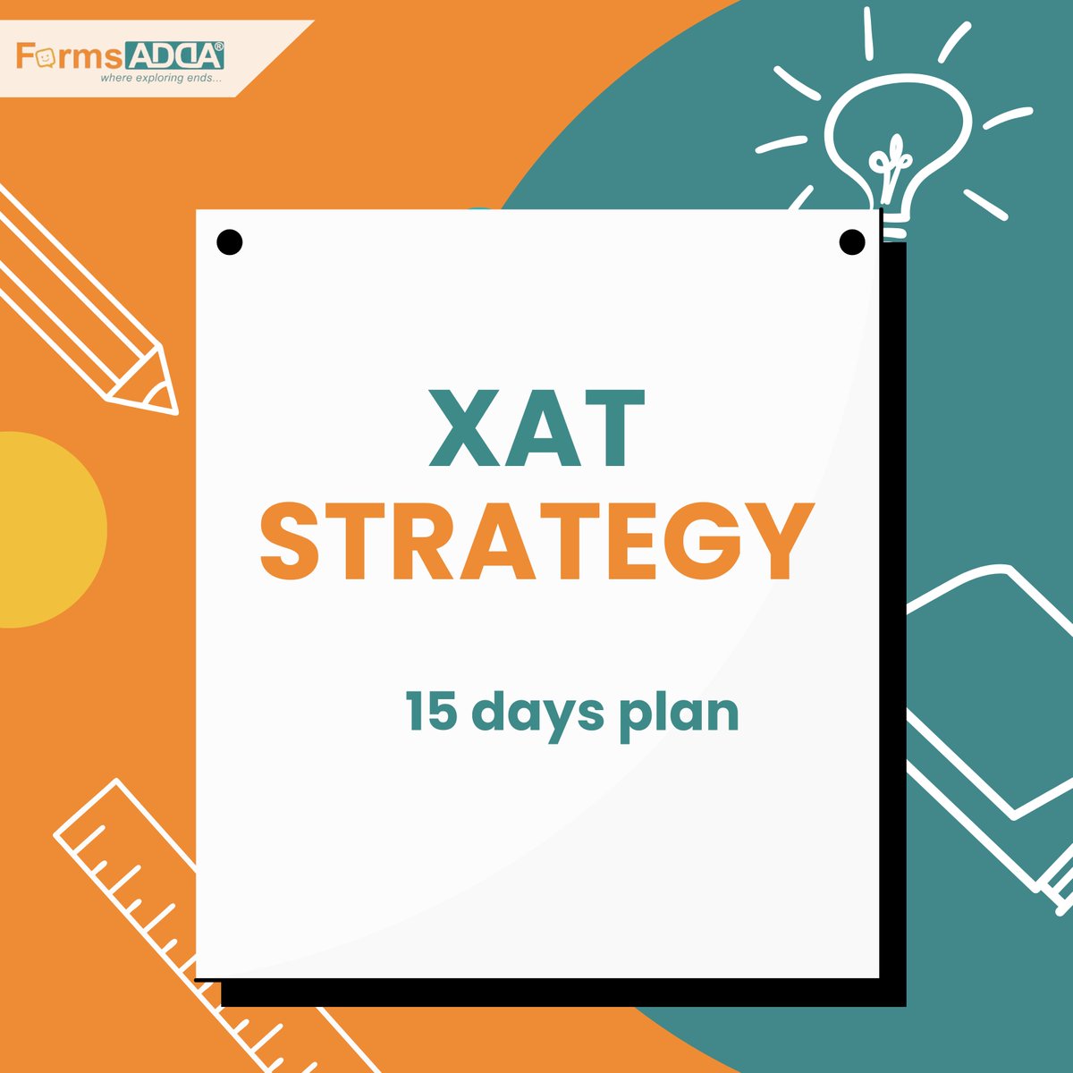formsadda's tweet image. XAT is a national-level MBA entrance exam conducted by XLRI for admission to its postgraduate management programs. 

#formsadda #xatexam  #xatresult  #xatstrategy

(Feel free to connect on WhatsApp and get upto 80% off on Colleges Application Form wa.link/wb3nq8)