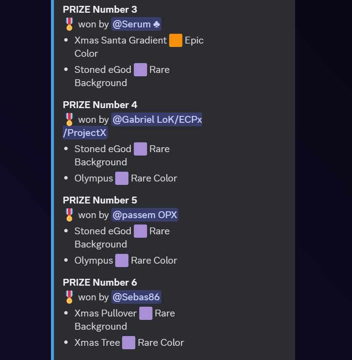 📢We had a great time today thanks to our partner
<a href="/StonedeGod/">Stoned eGod ⚡ | PUBLIC mint TBA</a>
🎅enjoying our DAY22 draw with 6 prizes
🎁6 prizes today: Stoned eGod #NFT and Christmas sets

🎟️Come and scratch your Advent Calendar today, don't miss next drop for Christmas Eve!
$EGLD #Giveaway #AdventCalendar #mvx