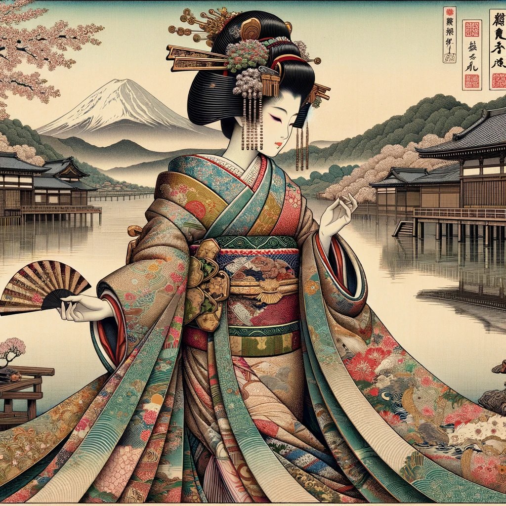 DALL·E prompt example for a Japanese woman in the Edo-Period.

More prompts like this? 👇
promptbase.com/prompt/ukiyoe-…

#dalle #DALLE3  #ai #openai #art #digitalart #alart #generativeart #artificialintelligence