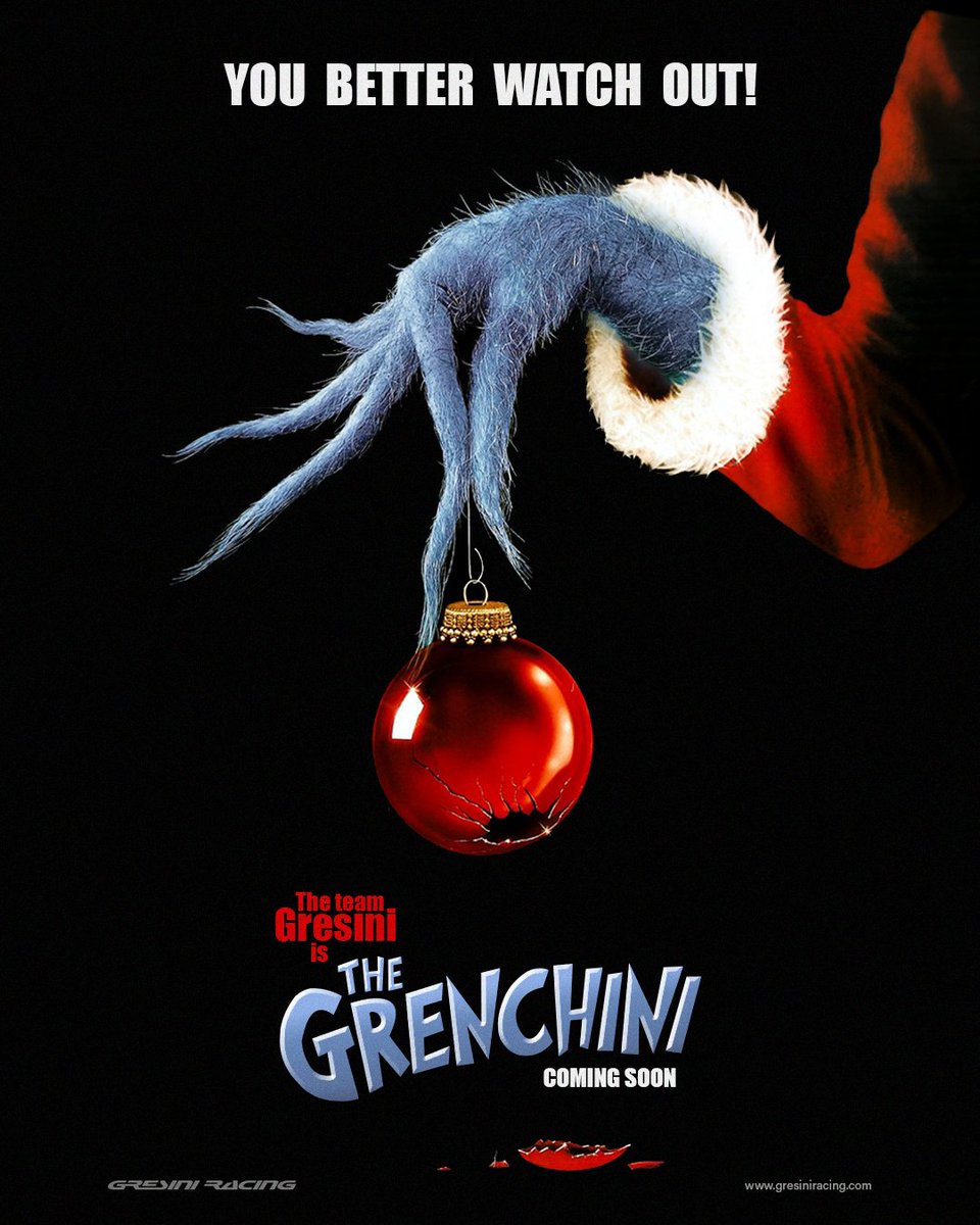 GresiniRacing's tweet image. Merry whatever!🥶 #FacciamoUnCinema