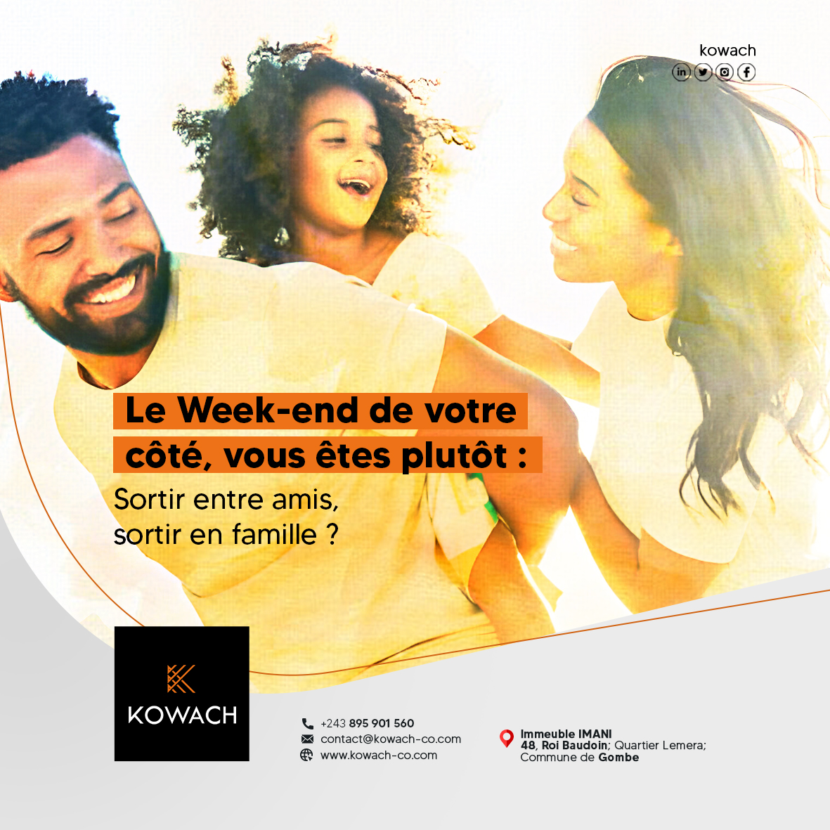 Kowach_co's tweet photo. En ce week-end, quel est votre mood pour profiter pleinement de votre journée ?

#weekend #logement #gestion #gestionlocative https://t.co/6qggn0D8vV