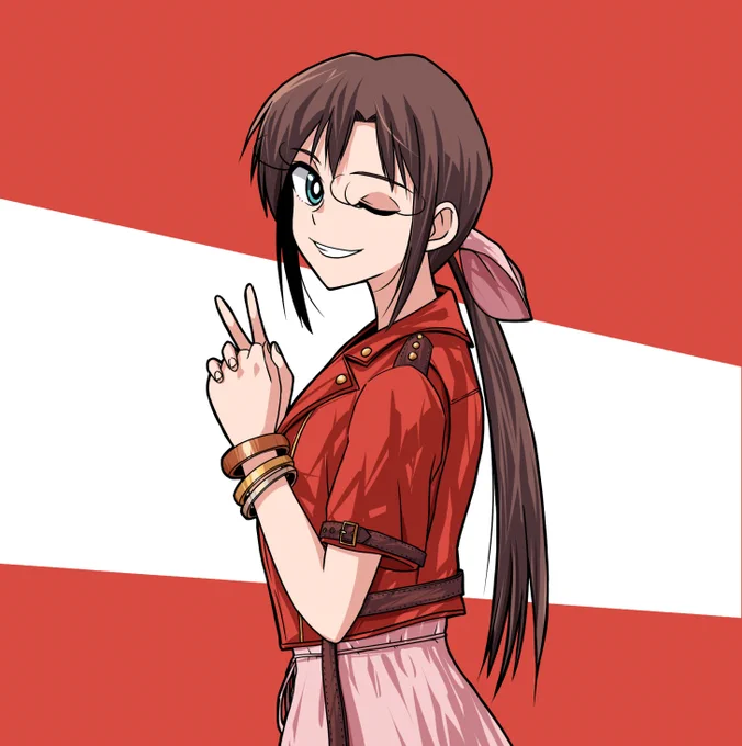 真希波・マリ・イラストリアス×エアリス・ゲインズブール 