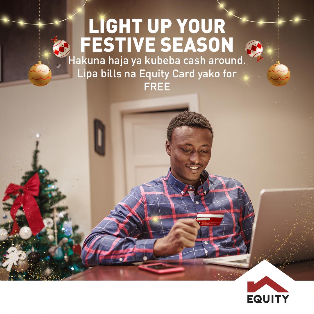 Wadau.., #KulipaNiEquityCard
Sasa hakuna kubebana na cash kila saa coz <a href="/KeEquityBank/">Equity Bank Kenya</a>  wameensure tunaeza fanya transactions, tulipe bills virahisi kabisa tena for FREE kupitia your Equity Card
<a href="/Bob_mulei/">Bob </a> <a href="/_TheBenn/">.</a> nimewachanulia hii fom btw you get to save on transaction costs💯