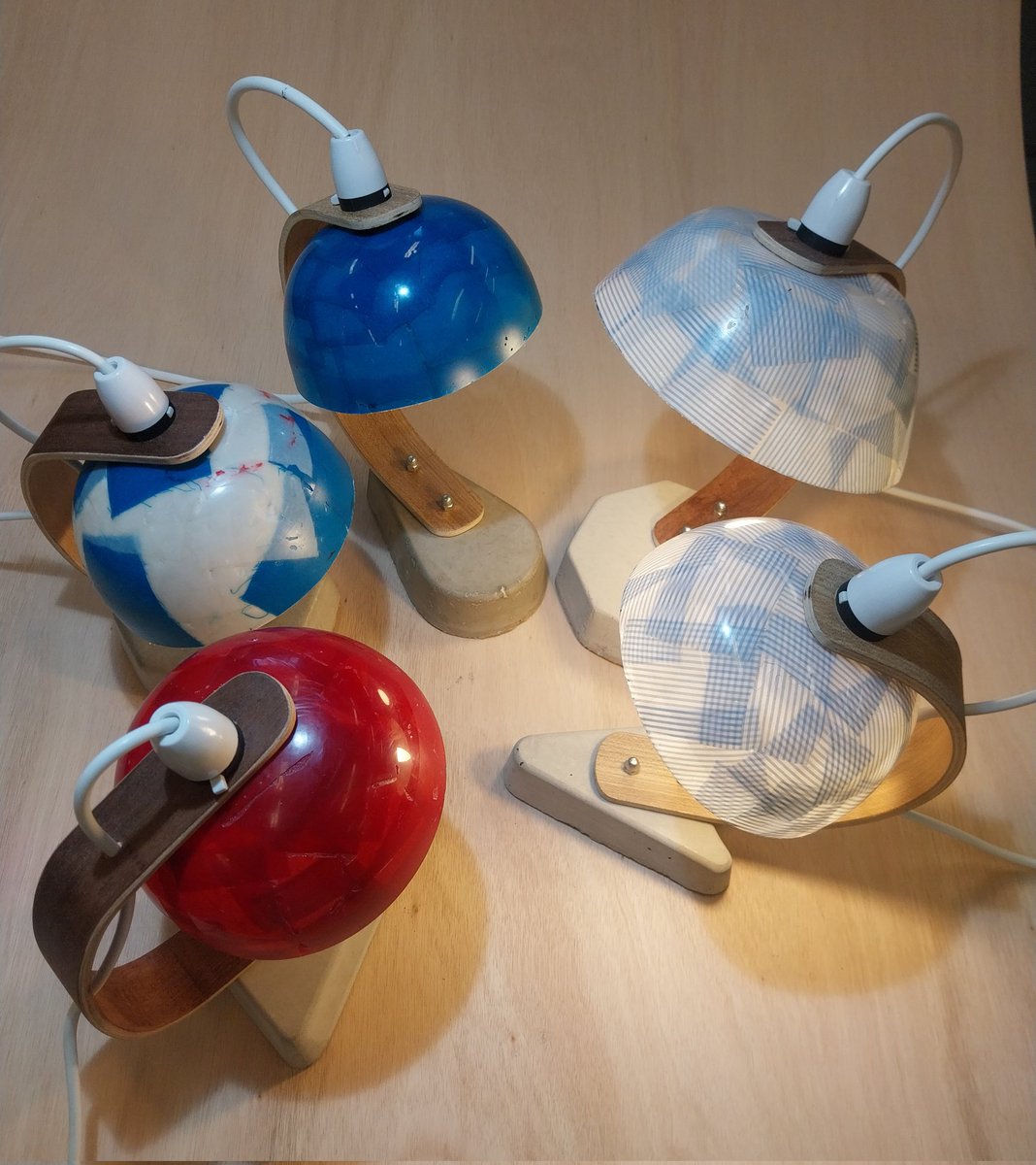WyedeanDT's tweet photo. First composite lamps of the season.  Best Christmas gifts EVER!
@WyedeanSchool https://t.co/xGioCPUrxr