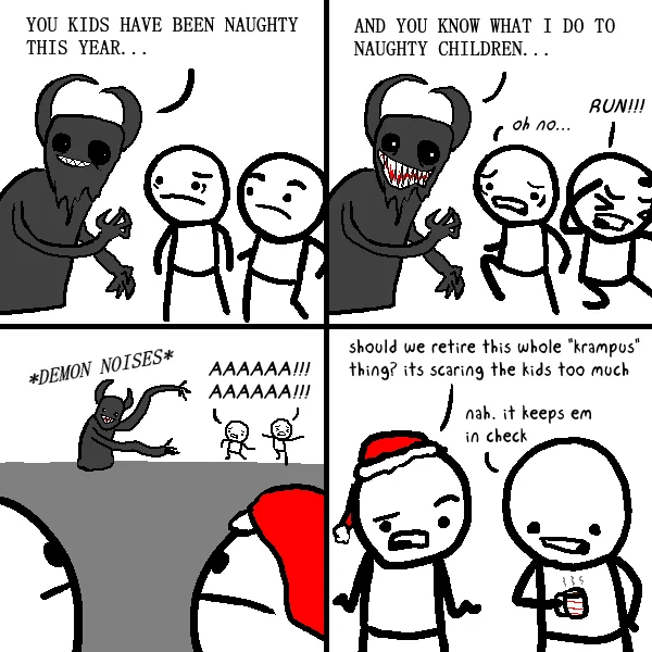 krampus is a festive little fella 