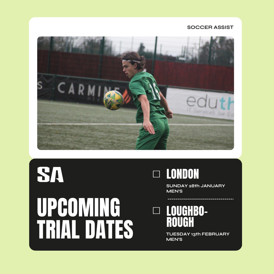 Our next trial dates! Join us in 2024 and start your scholarship journey 🇺🇸 #collegesoccer #soccer #soccerassist