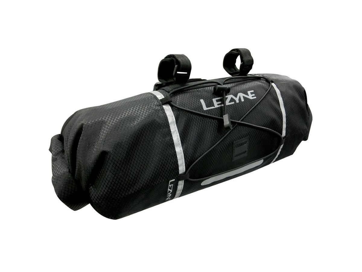 Lezyne Bar Caddy Handlebar Bag + Designed for ease-of-use and maximum functionality. + Adjustable straps and simple velcro mounting system. + Reflective features and light mounts add additional safety. buff.ly/3pBqPN5 #ChooseMyBicycle #KeepCycling #Lezyne #Bikepacking