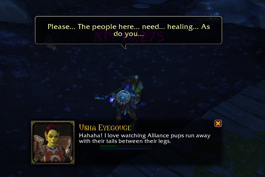 Portergauge's tweet photo. God I forgot just how much the Tiragarde Incursion was just flat out "War Crime Simulator" for the Horde player https://t.co/9ROyycM8fR