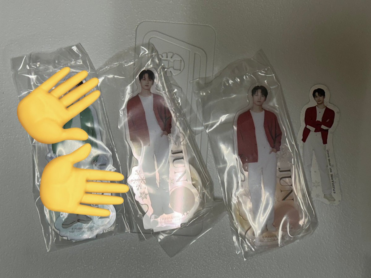 a_no01531's tweet photo. SEVENTEEN セブチ 一番くじ 交換

求➡️B賞orアクスタ➡️エスクプス、スンチョル、ウジorステッカー➡️エスクプス、スンチョル、ウジ

譲➡️アクスタ ジュン ステッカー ジュン×2

郵送での交換📮

年明け後の郵便局窓口にて、発送になります。 https://t.co/UYBSYCX1xE