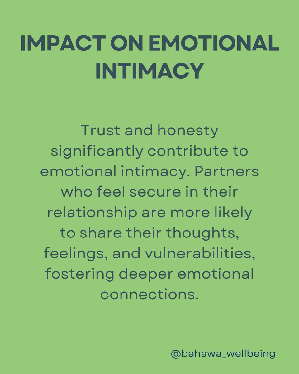 BahawaWellbeing's tweet photo. The Power Duo: Trust &amp; Honesty 🌟 
Relationships thrive on trust and honesty. From open conversations to unwavering transparency, these are the superpowers that build lasting connections!

-

#BahawaWellbeing 

#relationshipwellbeing
#trust #honesty #connection #foundation (1/2) https://t.co/4ZfsSlvchx