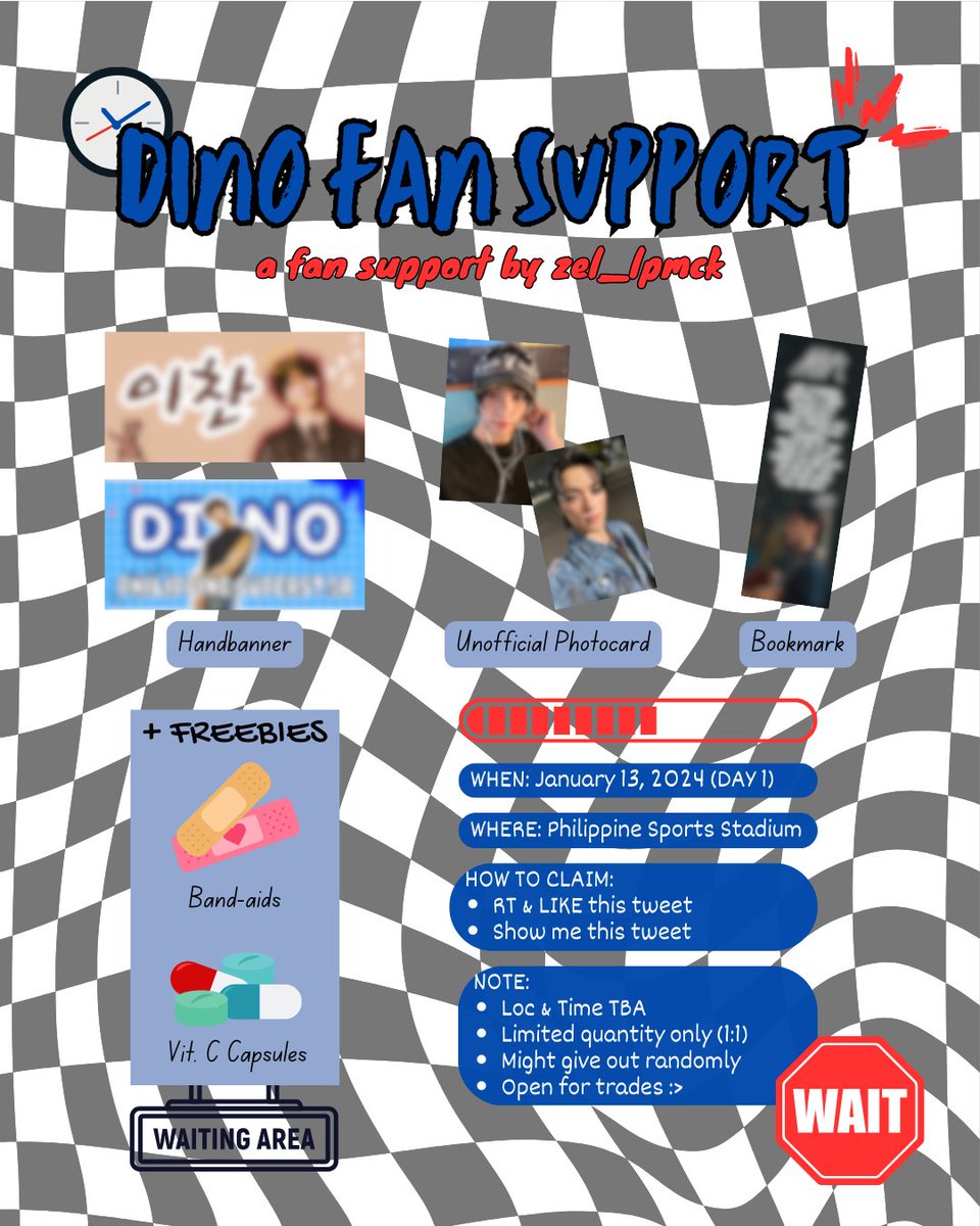 zelleechan's tweet photo. FOLLOW TO BULACAN D1 FREEBIE / FAN SUPPORT by @zel_lpmck 

hiii so i’ll be giving away ot13 and dino freebies on day 1! see you on d-day! 🩷🩵

- like &amp; rt
- open for trades 
- limited qty (1:1 ratio) 
- see pic for more info

#SEVENTEEN #FOLLOW_TO_BULACAN #SEVENTEENinBULACAN https://t.co/zqP7KnimgL