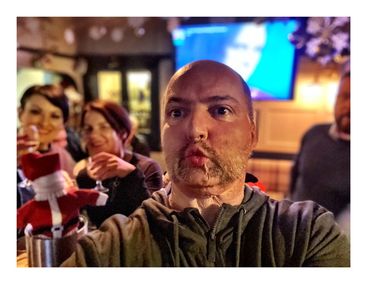 chrisjgore's tweet photo. fireball shots and these two beautiful ladies #merrychristmas #everyone #drinkresponsibly https://t.co/1hYi1jz4Ce