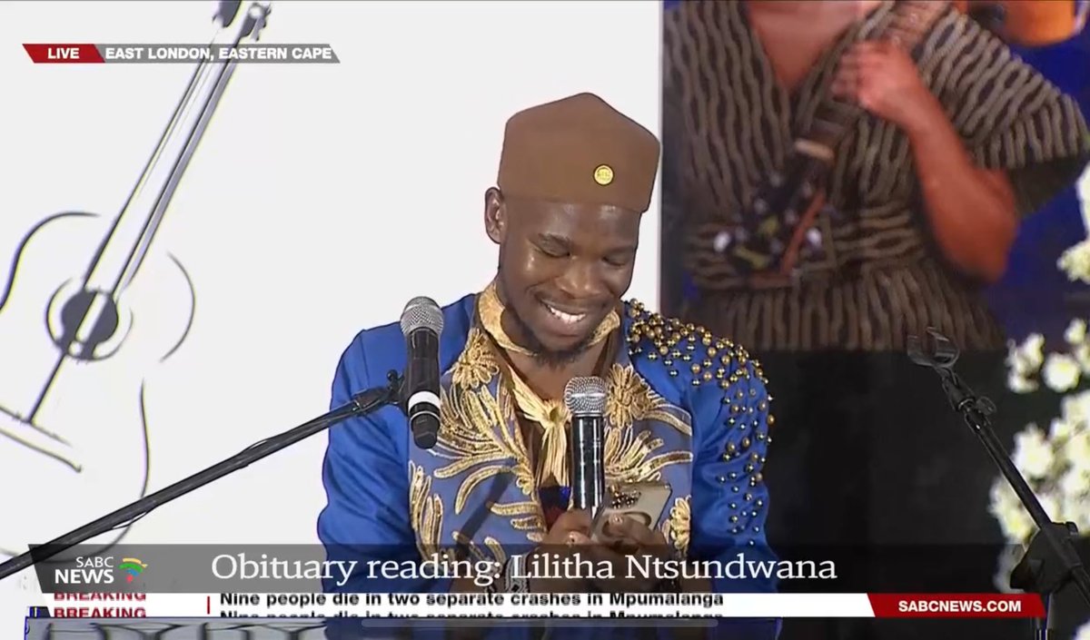 If I were to die, call this man to read my obituary😭😭 #ZaharaFuneral