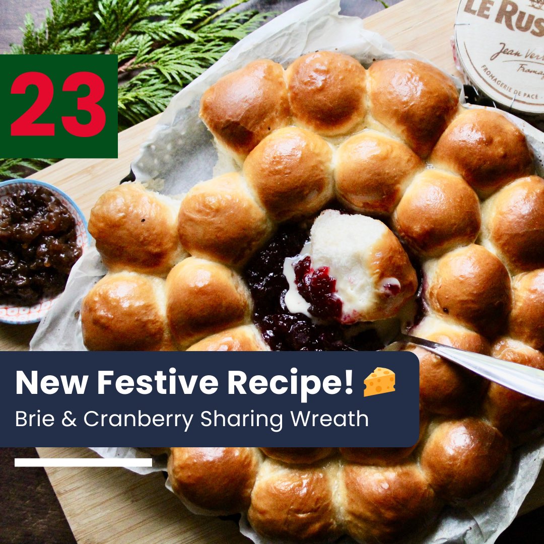 kneadyapp's tweet photo. Brie &amp; cranberry just screams Christmas, and this wreath is the ultimate holiday showstopper! 🧀 🎄

#brie #briecheese #sharingbread #tearandshare #cheesybread #cheese #cheeselover #cheeselovers #cheesebread https://t.co/G1yIGTujCu