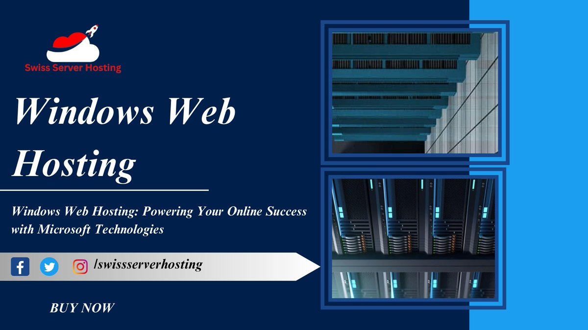 swisserverhost's tweet photo. Discover top-notch Windows Web Hosting solutions at Swiss Server Hosting. Unlock the potential of your online presence with reliable hosting services tailored for Microsoft technologies.
https://t.co/XotSxoxEkm
#windowswebhosting #linuxwebhosting #joomlahosting https://t.co/35Fes2Wxk0