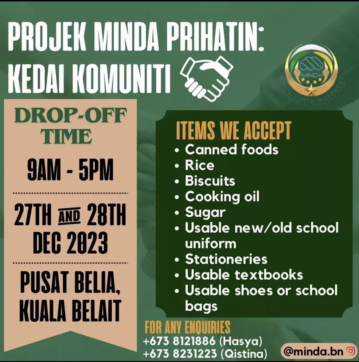If you are looking for a place to send donations to!