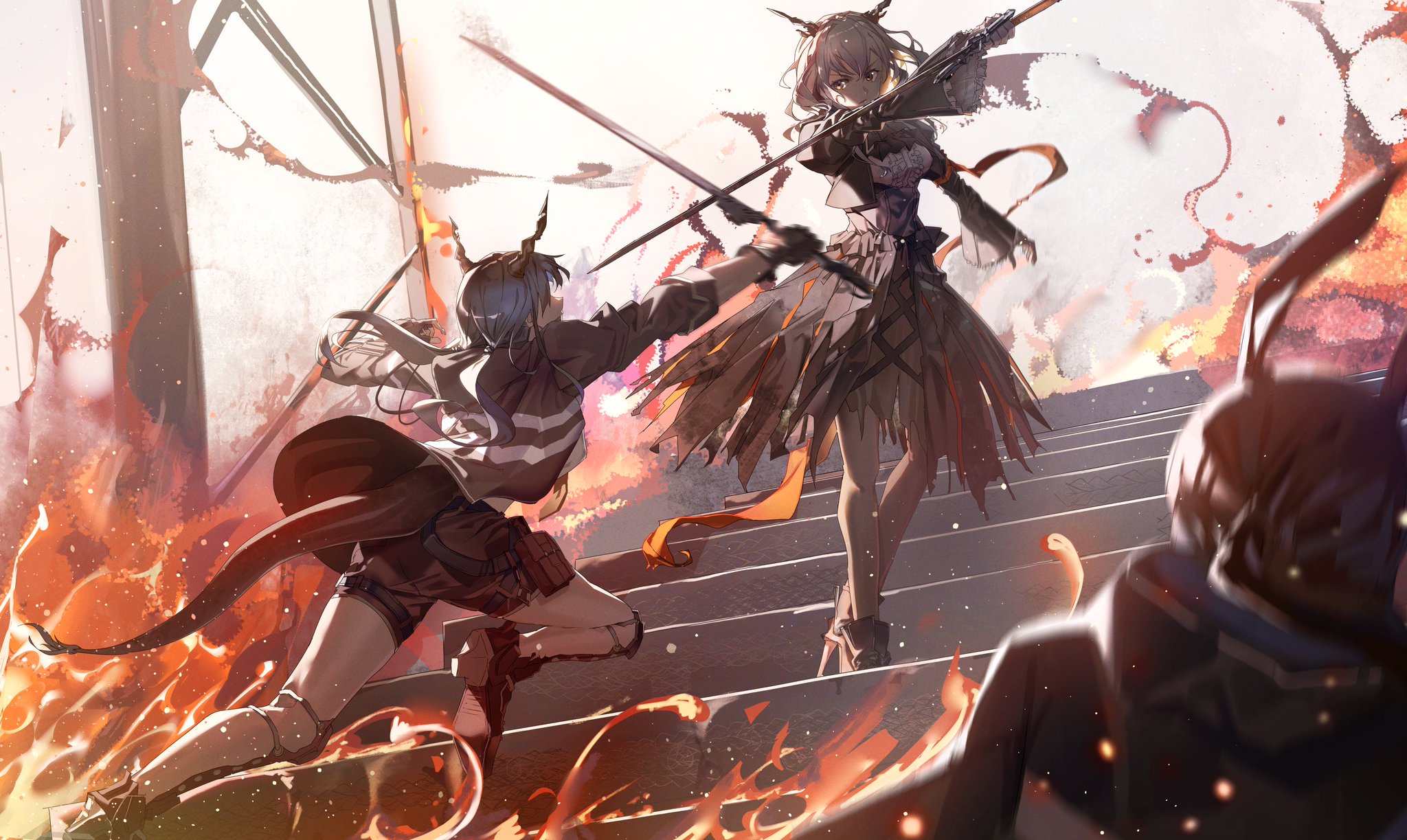 明日方舟 アークナイツ 4周年 A3アートグラフ 風花と咲く一輪 明日方舟 アークナイツ 4周年 A3アートグラフ 風花と咲く一輪