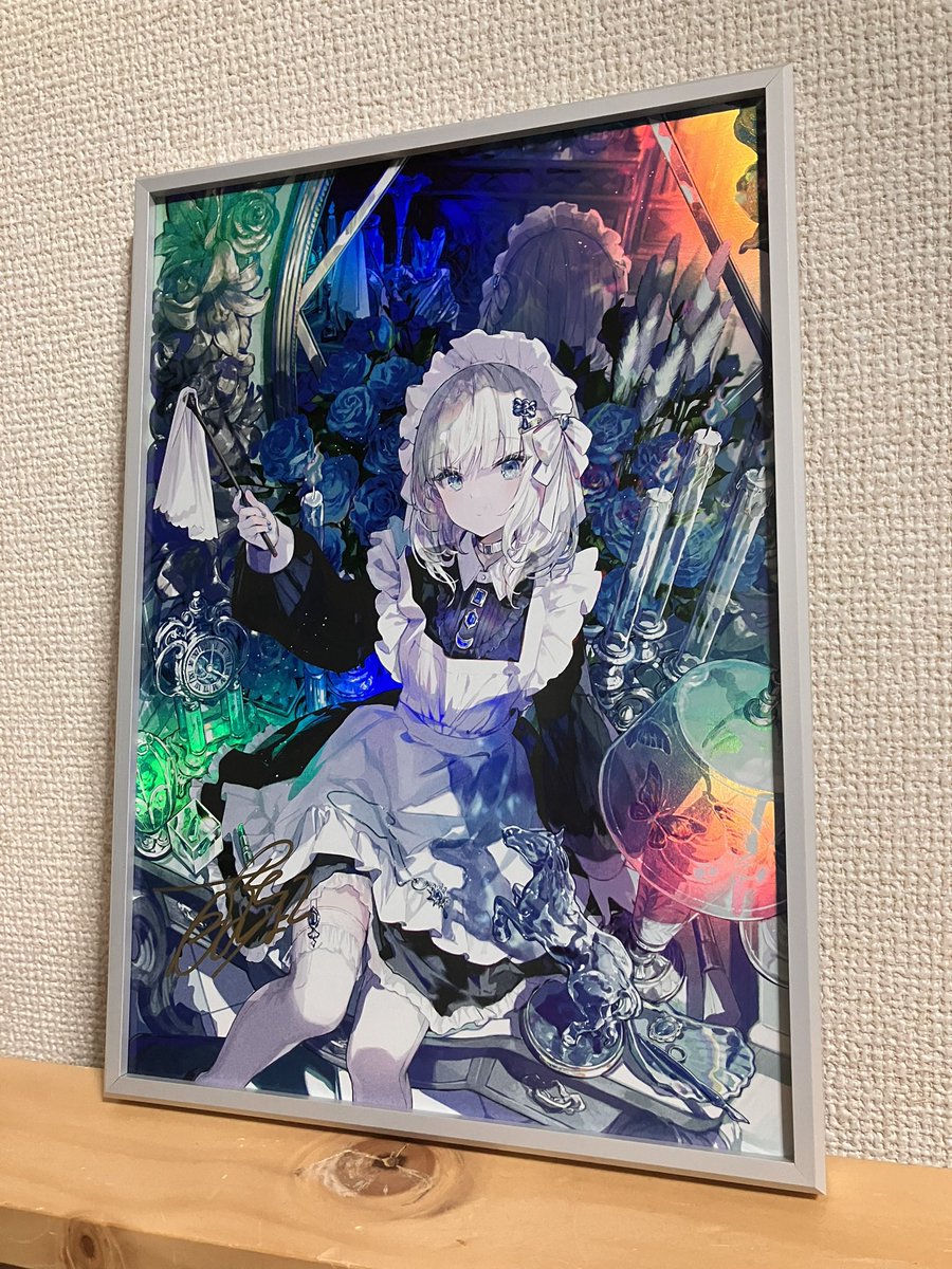 あずとらこ 光る美少女展 直筆サイン色紙 直筆色紙 絵守未來 eee15a_f43c4829339d4f8f8522fbb