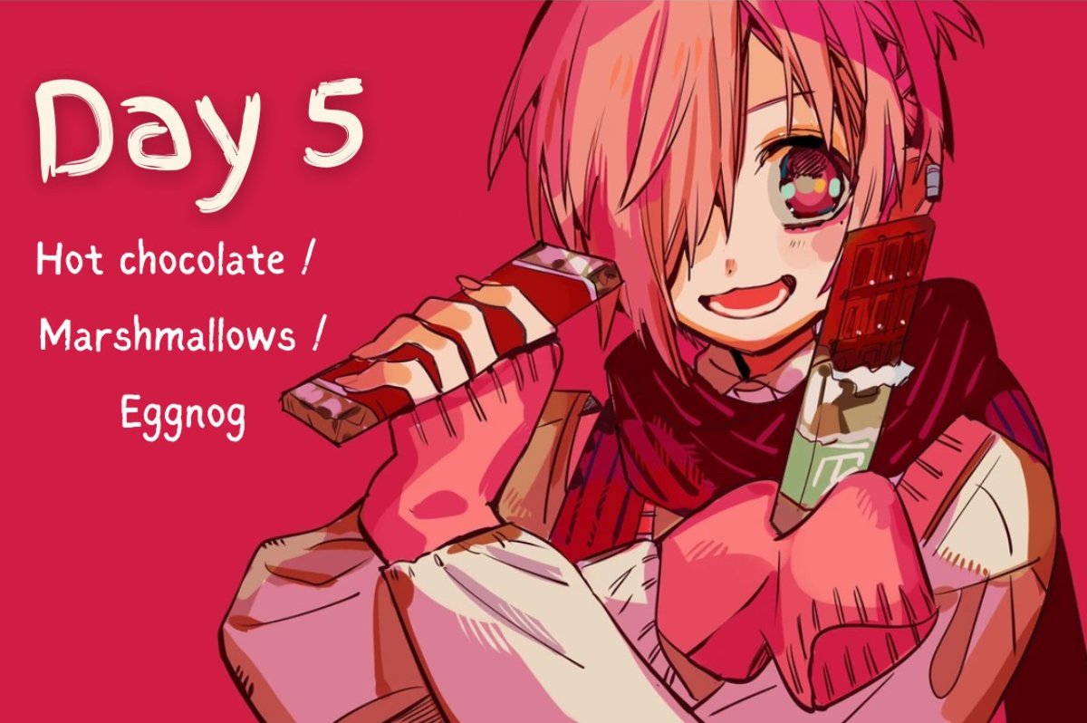 temphanakoSXmas's tweet photo. IT IS OFFICIALLY DAY 5 OF #hanakoSEXmas !!! Please, use the hashtag above and @ me! I will try and retweet any posts made! I will also submit things from the form linked below!

And I will still rt or submit entries for previous days! https://t.co/TPM0oUu4Ze