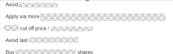 These 5 simple tricks will help you get allotment in every IPO you apply, but no one knows about these

Interested followers can comment and retweet this tweet to get these simple tricks in their DM automatically

Note: Don't share these with others, apply for yourself only