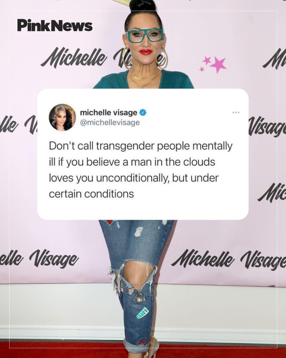 “Don’t call trans people mentally ill if you believe a man in the clouds loves you unconditionally, but under certain conditions.”