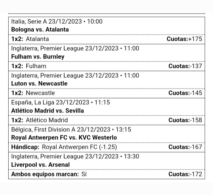 CAPODELPARLAY's tweet photo. Saludos a todos, mi recomendación para hoy son estos picks. 
Ando en busca de 3 equipos que puedan cubrir el RL y oTT lleguemos a 250 interacciones de esta publicación y subo otro ticket. https://t.co/uGUBacm4JB