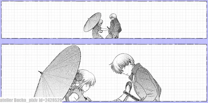 2023冬銀魂・R18沖神結婚式本新刊「つなぐ手と手の絆、となりで。」進捗。さて、こちらは1814のふたり。先にバラすとこれは総悟の夢です。 #2023冬新刊進捗