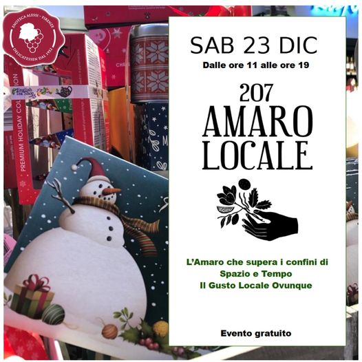 -2 a Natale!
Ti aspettiamo per i tuoi acquisti #lastminute e per gli ultimi due eventi #AvventoAlessi dell'anno!
Oggi saremo in compagnia di 207 Amaro Locale con le sue note tra il vellutato e il balsamico. #207AmaroLocale
enotecaalessi.it/pannello-calen…