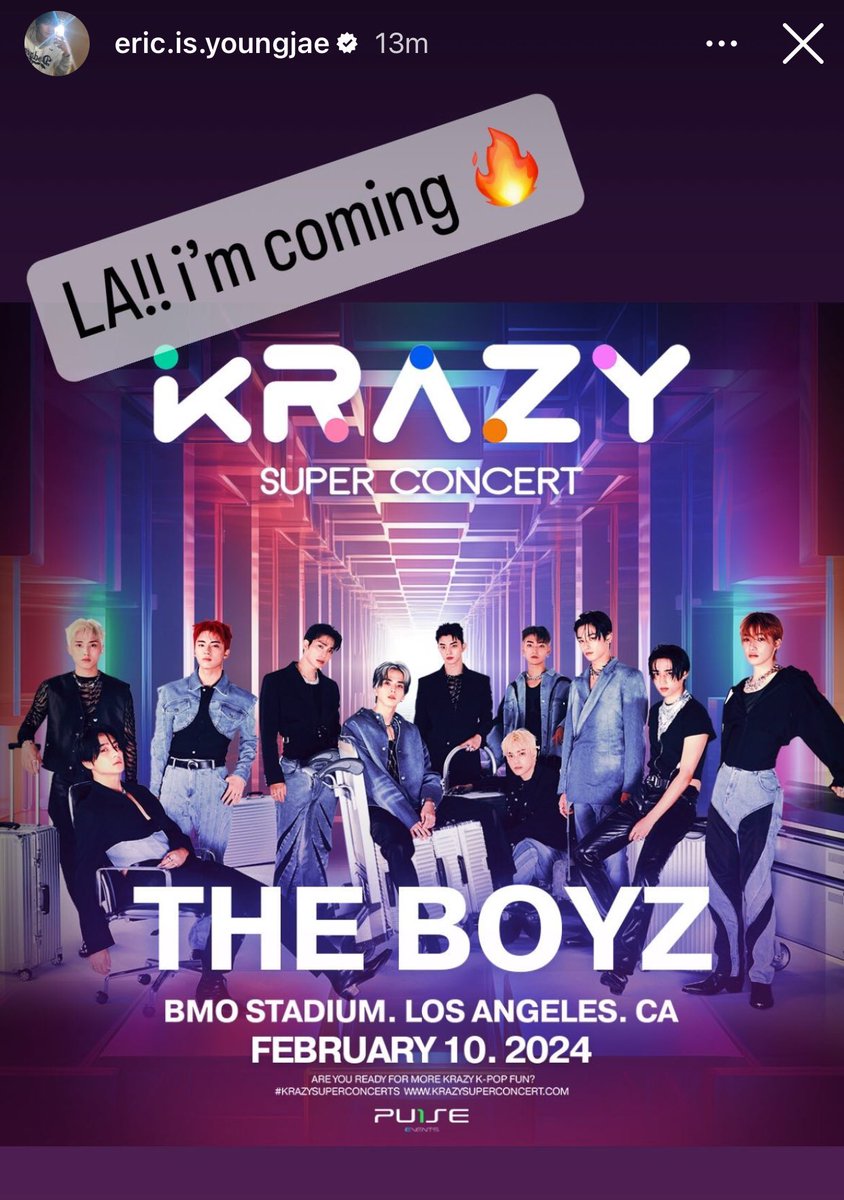 tbzwangdeuls's tweet photo. 231223 https://t.co/SS3MrV7d1r.youngjae official instagram story

🦄 LA!! i’m coming 🔥 https://t.co/KCCpxjdiyl