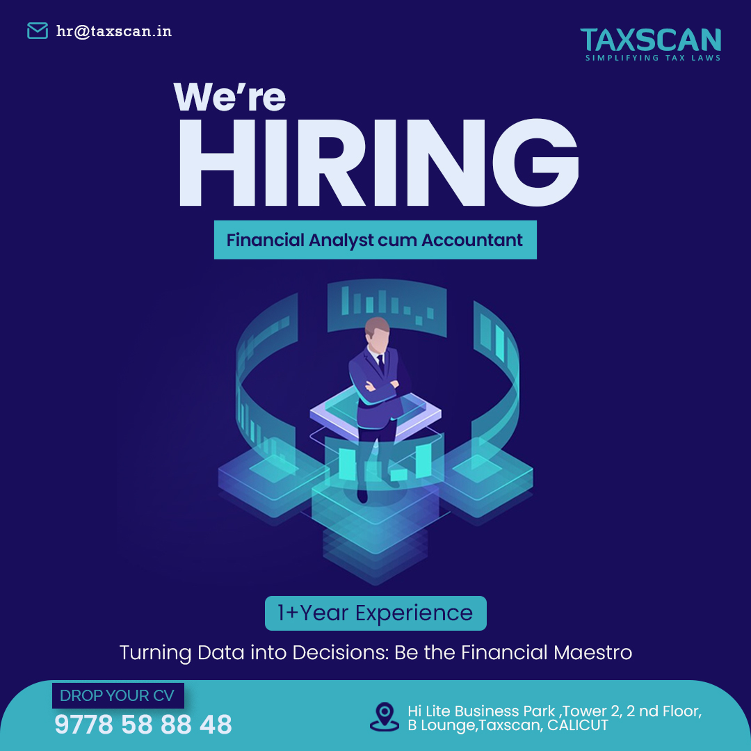 Exciting career opportunity! We're in search of a Financial Analyst cum Accountant to join our innovative team. Apply today!
#Financialanalyst #financialanalystcumaccountant #Jobvacancy #calicutjobs #Taxscan