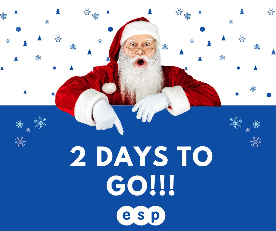 Security_ESP's tweet image. 2 DAYS TO GO!!!
Good Luck to all those braving the last minute shopping today....
#espprojects #CORE #Christmas23