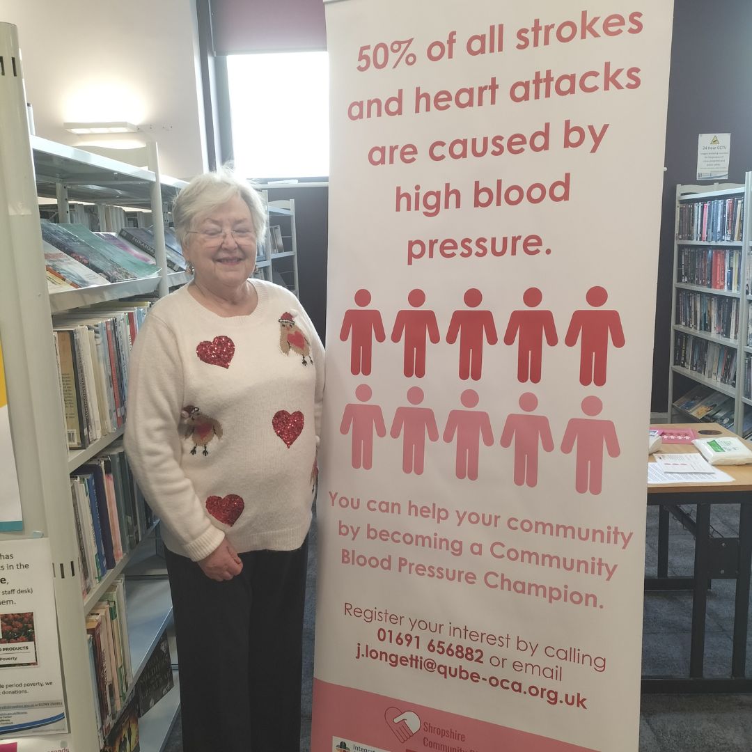 In January, we'll be hosting some drop-in sessions where you'll be able to get your blood pressure checked - make sure you come along and see us! Details here... #bloodpressure #health #behealthy #oswestry #shropshire #qube #nhs #shropshirecouncil