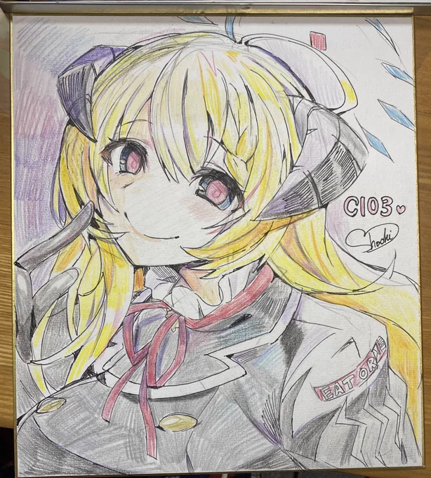 2枚目完成ですアカリちゃん! 