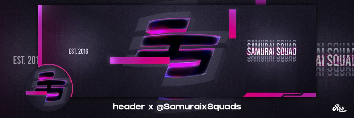 RevPSD's tweet photo. new revamp?

[[ @SamuraixSquads ]]
 [[ @SamuraiVisuals ]]

header x @SamuraixSquads https://t.co/crTpBuLnoA