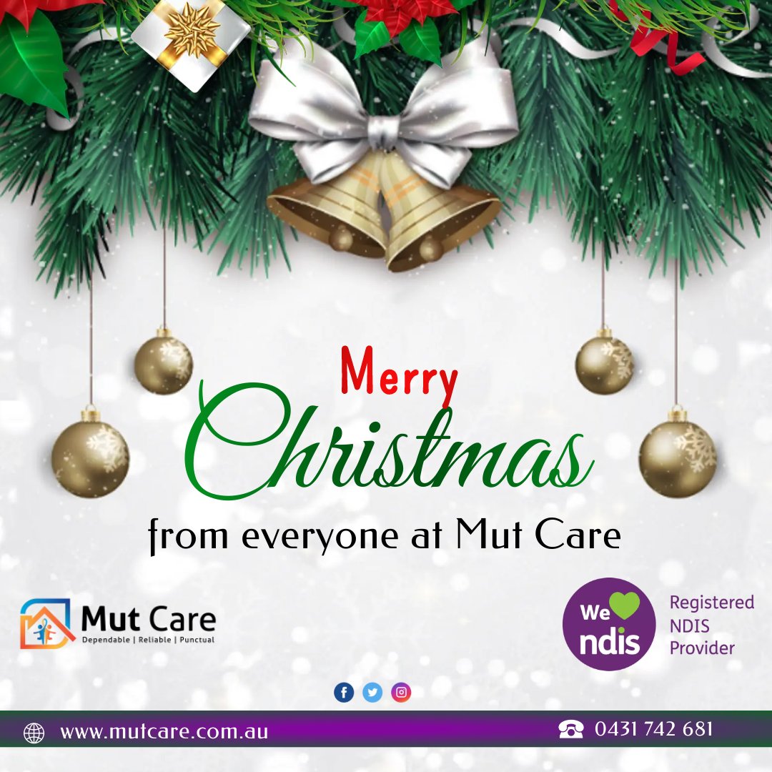 Merry Christmas from us to you!

#mutcare #ndis #ndisregisteredprovider #ndisaustralia