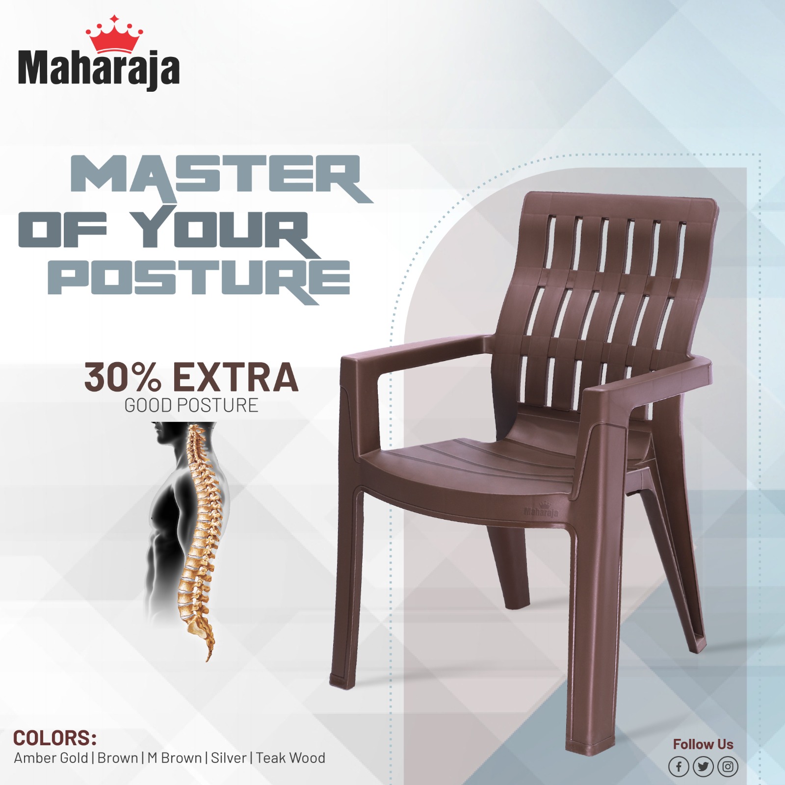 Maharaja brand 2025 plastic chair