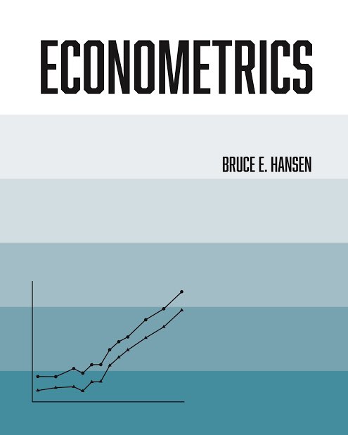 Bruce E. Hansen’in Ekonometri kitabının son güncellenmiş versiyonu doğrusal olmayan modeller, kantil regresyon ve makine öğrenimi gibi güncel konularla genişletilmiş. 
Aşağıdaki linkten ücretsiz ulaşabilirsiniz…

🔗 home.ustc.edu.cn/~matheming/Eco…