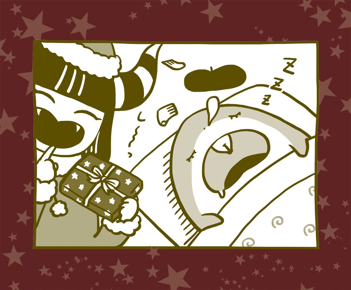 shark_charmy's tweet image. 😈: し～っ！
しゃーあくはプレゼント喜んでくれるかな？
明日の反応が楽しみね！

#クリスマスイブ　#クリスマスプレゼント