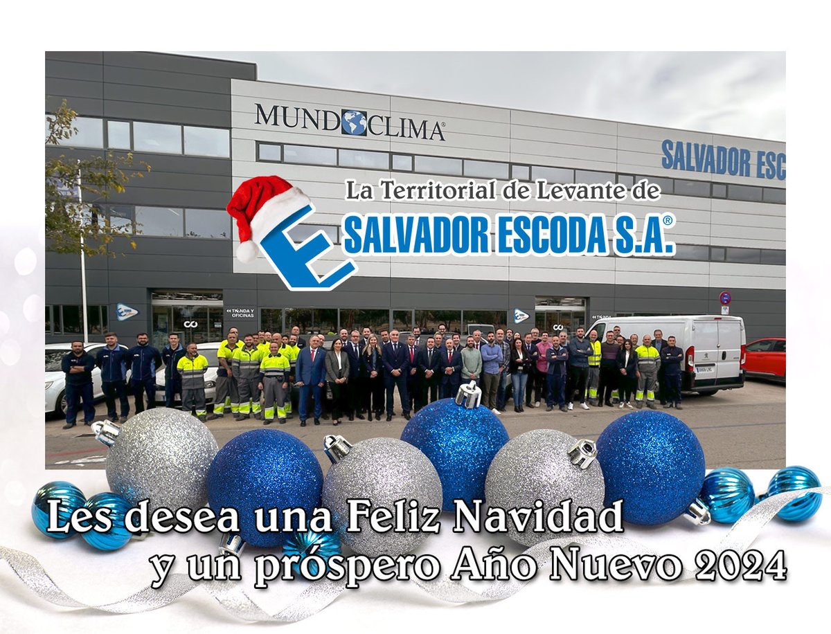 SalvadorEscoda's tweet photo. Porque los éxitos son compartidos 🏆

Los desafíos superados 🌟

La ilusión y vuestros proyectos son nuestro motor 💙

A todos los que formáis parte de la familia SALVADOR ESCODA

¡FELICES FIESTAS! 🎄🎉

👉📹https://t.co/e74zLkMO2F

#xmas #feliznavidad #EscoNavidad https://t.co/OrT9MG6e0k