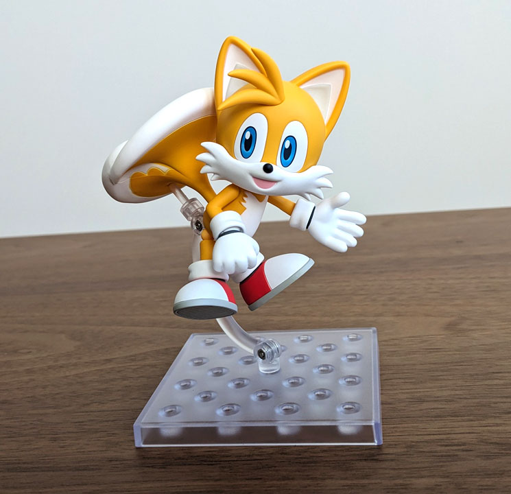 ねんどろいど のテイルスが届きました！シッポのお陰で、これを支えに