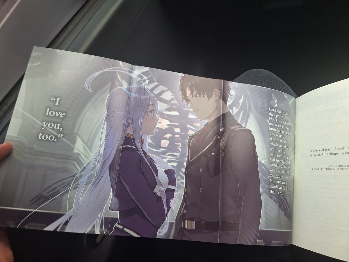 darmaswoyonde's tweet photo. WEHEEHE emng paling keren kalo beli light novel official, #86Spoiler https://t.co/Yy2Vh0c7Uo
