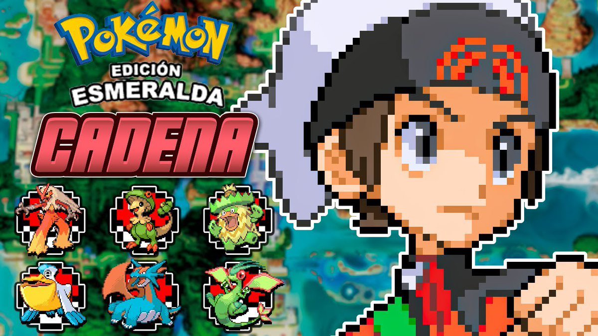 AkazaPKMN's tweet photo. ¡Nuuuuuuevo vídeo! 

Hay muchísimas maneras de jugar a Pokémon. Pero… ¿conocías esta forma? ¡Vamos a ver si es posible completar Pokémon Esmeralda con un equipo pokémon en cadena!

https://t.co/CpeCURYOx4

#retopokemon https://t.co/D7nOs9JcL0