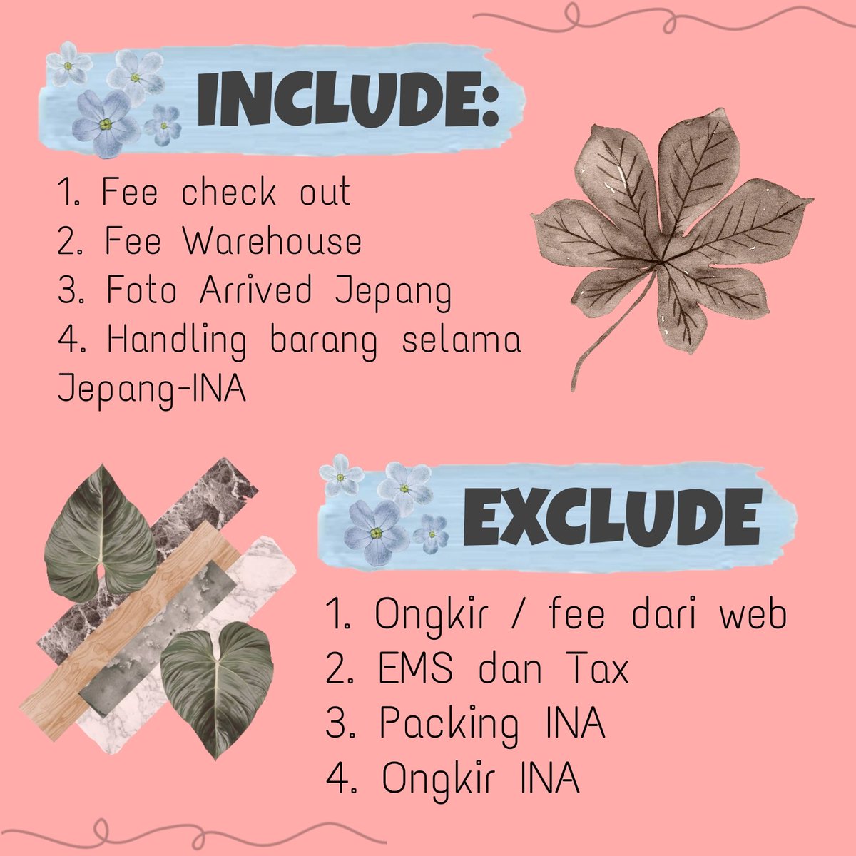 sharingsebongie's tweet photo. Hi guys!👋🏻 Setelah hampir setahun hiatus, Sebongie open lagi dgn rate yg terupdate!

Rate : 115*
*bisa berubah tergantung rate harian

Detail fee:
1. Mecari, Rakuten flat 15k/link
2. Web lain : 10k/10 item, lebih dari itu +2k/item
3. Up 10k yen, rate 115 no fee

Details here 👇🏻☺️ https://t.co/lvudAl6nDC