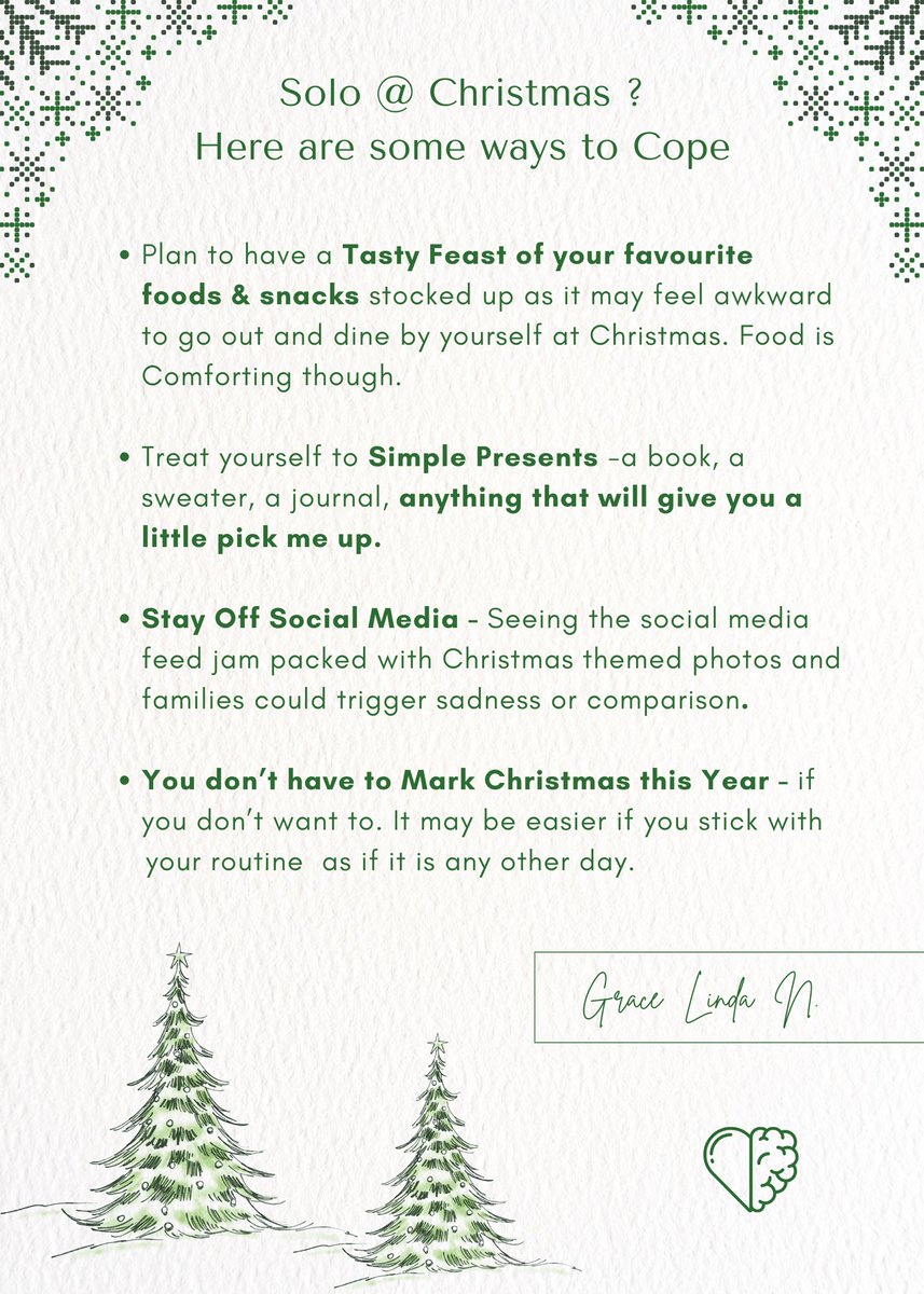 Incase you are solo @ Christmas🎄🎄🎄, here are some ways to get through the much hyped day. Merry Christmas 🎁🥂.